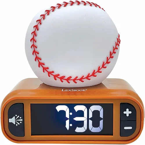 Miniatura 18 de Lexibook - Reloj despertador de dinosaurio con luz nocturna, para niños y niñas, con función de repetición, azul/verde - RL800DINO