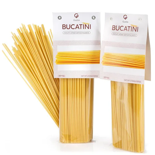 Miniatura 9 de Gusta Penne Rigate Pasta italiana de primera calidad de Italia - Pasta orgánica "Al Dente" de sémola de trigo duro, pasta gourmet y sin OMG