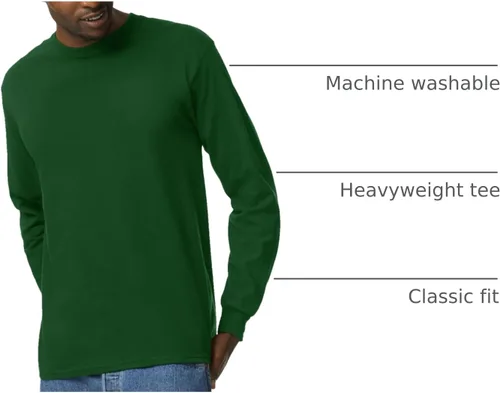Miniatura 47 de Gildan - Camiseta de manga larga de algodón ultra estilo G2400 para adultos, paquete múltiple