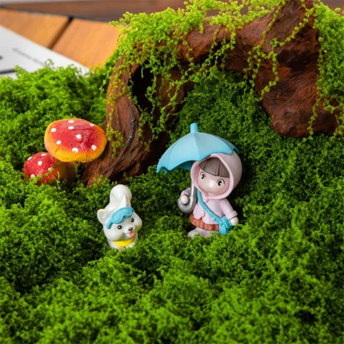 Miniatura 3 de Musgo verde falso para plantas en maceta, musgo artificial, musgo verde para manualidades para decoración de manualidades, arte en maceta