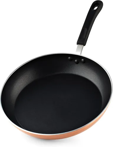 Miniatura 8 de Cook N Home Sartén antiadherente, sartén de 8 pulgadas, sartén para huevos de tortilla, utensilios de cocina de inducción de cobre