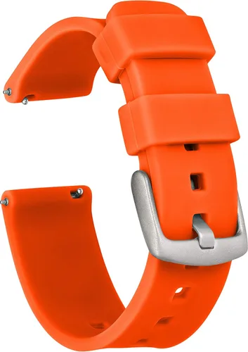GadgetWraps - Correa de silicona suave para reloj con pasador de liberación rápida, 3 tamaños (14 mm, 20 mm y 22 mm) y 29 colores únicos