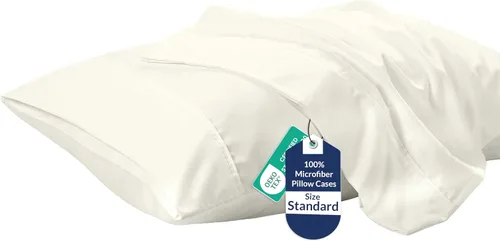 Miniatura 50 de Royale Linens Juego de 2 fundas de almohada Queen – Fundas de almohada de cama – 20 x 30 pulgadas – Fundas de almohada negras – 1800 microfibra