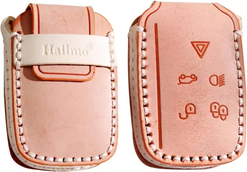 Miniatura 9 de SANRILY Funda para llavero Land Rover con llavero de flores, sin llave, de piel, para Range Rover Evoque Sport y Jaguar F-TYPE F-PACE XE XF-Verde