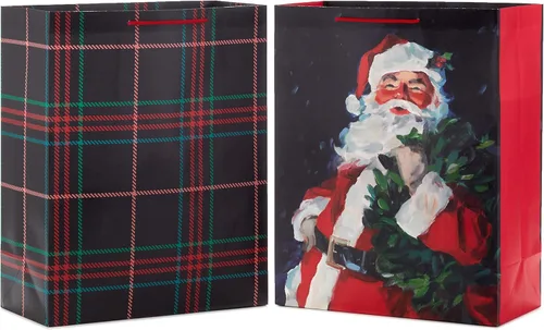 Miniatura 8 de Hallmark Paquete de bolsa de regalo de Navidad grande de 13 pulgadas
