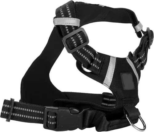 Miniatura 9 de Dog Body Harness, Adjustable Chest Strap, Reflective Waterproof Vest with Handle for Dogs - Escape Proof, No Pull Design, Safe Walking Control (S)