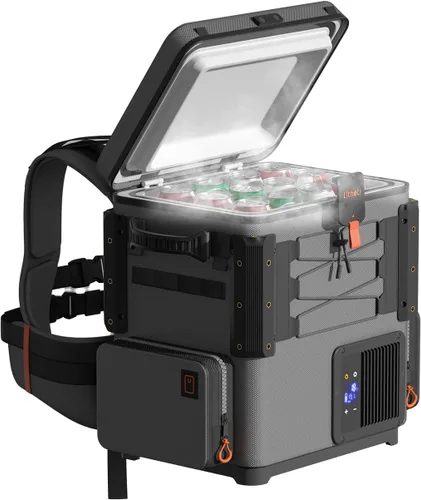 Miniatura 10 de LiTHELi 12V Refrigerador de Coche y Enfriador Eléctrico, 21QT/20L Refrigerador de Coche Portátil (-4-68℉), Enfriador de Compresor Alimentado por