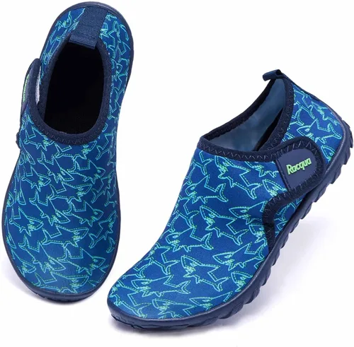 Miniatura 14 de Racqua Zapatos de agua, de secado rápido, ligeros, deportivos, acuáticos, para niños pequeños y grandes