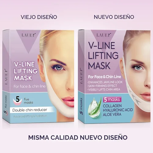 Miniatura 8 de Máscara facial de contorno en forma de V, línea de modelado, cinturón de elevación, reducción de cuello, cinta de elevación de mandíbula, parche