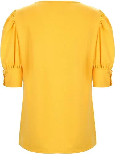 Miniatura 4 de Camiseta de manga corta para mujer, cuello redondo, holgada, casual, de manga corta, para mujer