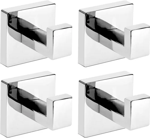 Miniatura 9 de IBosins Paquete de 16 Ganchos para Toallas Soporte para Toallas de Mano para Baño Pared Sala de Estar Dormitorio Cocina Armario Gancho Colgador