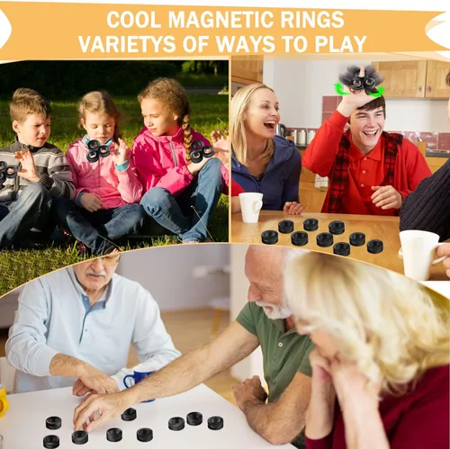 Miniatura 4 de Buluwams Juguetes Sensoriales de Estrés TDAH Autismo para Adolescentes Varones Juguetes Sensoriales TDAH Autismo para Niños Anillos Magnéticos