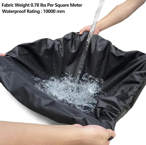 Miniatura 4 de Funda de mesa redonda para exteriores, impermeable, resistente a los rayos UV, para mesas de patio de 28 pulgadas de diámetro, protector