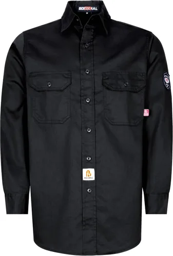 Miniatura 8 de BOCOMAL Camisas FR 6.25oz Camisas de soldadura ligeras resistentes al fuego Camiseta retardante de fuego para hombres