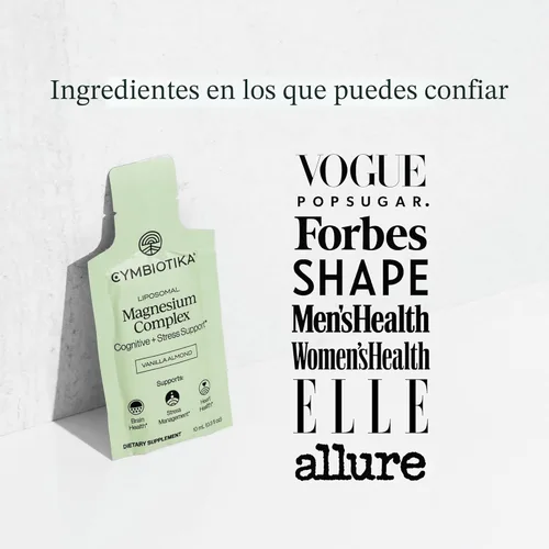 Miniatura 8 de Complejo de Magnesio Liposomal Cymbiotika – Promueve la relajación, el sueño reparador y la salud del corazón y el cerebro – Fórmula altamente