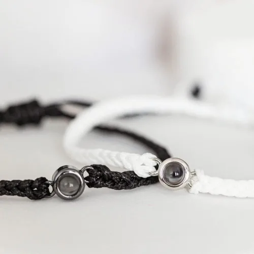 Miniatura 6 de ggtg Pulseras personalizadas con imagen en el interior Pulseras de proyección personalizadas con fotos Pulsera Regalos conmemorativos con foto