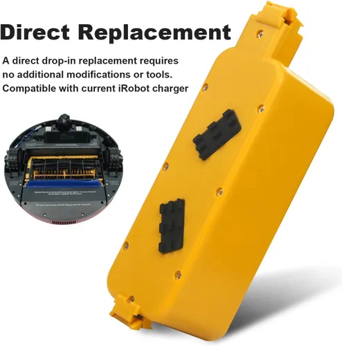 Miniatura 4 de LabTEC Batería de repuesto para aspiradora robótica iRobot Roomba 400 Series 4000 4100 4105 4110 4130 4188 4210 4220 400 405 410 415 416 418 Batería