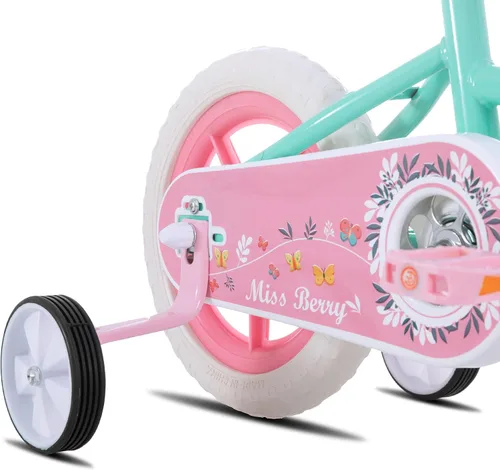 Miniatura 9 de KEANO Voyager 10 12 Inch Kids Bike for Boys and Girls Ages 1-4 Years, Toddler Bike with Training Wheels & Basket, Detachable Parent Push Handle