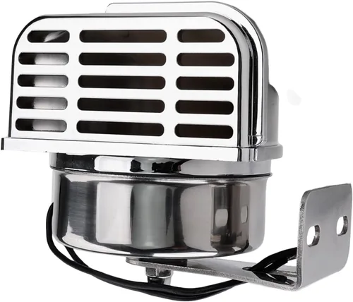 Miniatura 8 de FARBIN Bocina para barcos de acero inoxidable impermeable para barcos Bocina de coche súper fuerte de 12 V con soporte base para veleros, yates