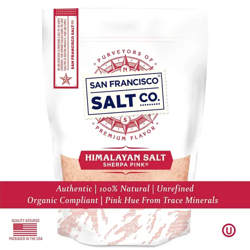 Miniatura 3 de Sherpa Pink Sal del Himalaya – Grano fino, 2 libras. Totalmente natural, sin gluten, sin aditivos Perfecto para cocinar y recetas diarias