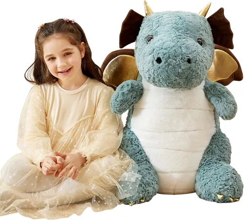 Miniatura 19 de IKASA Juguete de peluche de cerdo gigante, juguetes grandes de 30 pulgadas, regalos para niños, niñas, niños, novia y niños