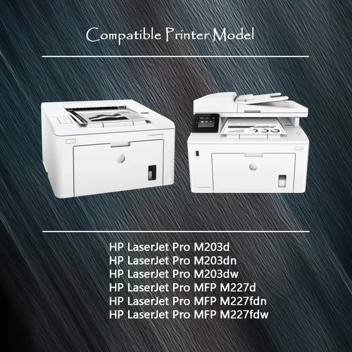 Miniatura 3 de Paquete de 2 cartuchos de tóner compatibles HP30A para HP 30A CF230A (paquete combinado de 2 unidades) compatible con impresoras de tóner HP M227FDW