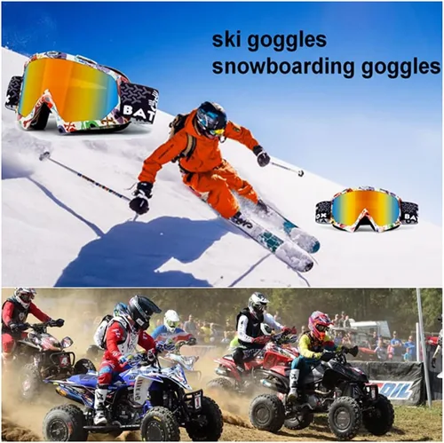 Miniatura 6 de Zsling OTG - Gafas de esquí y nieve, protección UV, antivaho y snowboard para hombres, mujeres y jóvenes Negro