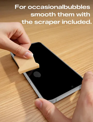 Miniatura 18 de MAGIC JOHN Paquete de 2 protectores de pantalla para iPhone SE 3/SE 2 (edición 2022/2020), vidrio templado para iPhone 7/8/6, eliminación automática