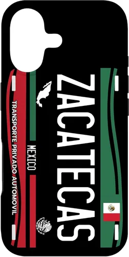 Miniatura 32 de Placa de matrícula Zacatecas para iPhone 13 Pro Max, Zacatecas México, funda Zacatecas