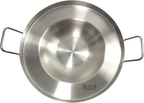 Miniatura 4 de 16" acero resistente al aire libre de la estufa de gas de freír cóncava del acero inoxidable del Comal de la pulgada