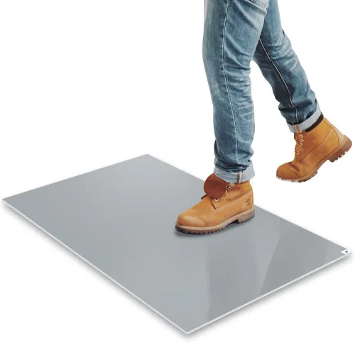Miniatura 10 de SATECH Alfombrilla adhesiva/pegajosa/adhesiva de 18 x 36 pulgadas azul (caja de 4 alfombrillas, 30 hojas cada una) para salas blancas, laboratorios