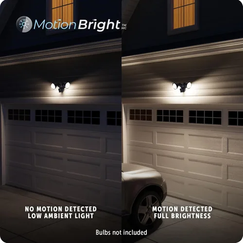 Miniatura 6 de Foco de luz de seguridad Heath Zenith, con sensor de movimiento, ángulo amplio