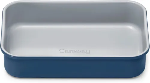 Miniatura 29 de Caraway Sartén rectangular de cerámica antiadherente de 9 x 13 pulgadas, revestimiento de cerámica naturalmente resbaladizo, no tóxico, libre