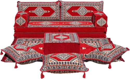 Miniatura 37 de arabicsofa Sofá de piso árabe Jalsa - Sofá tradicional hecho a mano para sala de estar