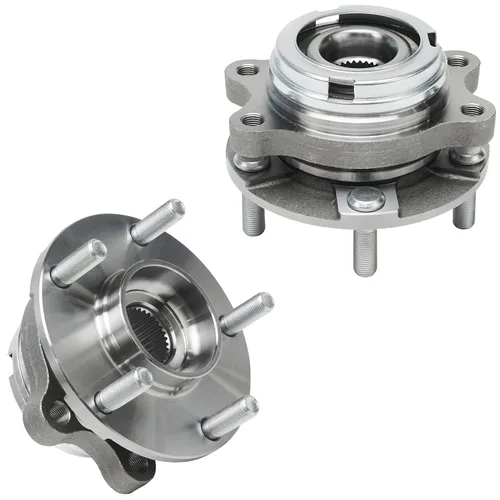Miniatura 10 de Detroit Axle - Bujes de rodamiento de rueda traseros de 2 piezas para Volkswagen Jetta Beetle Golf City Audi TT Quattro, 2 rodamientos de ruedas