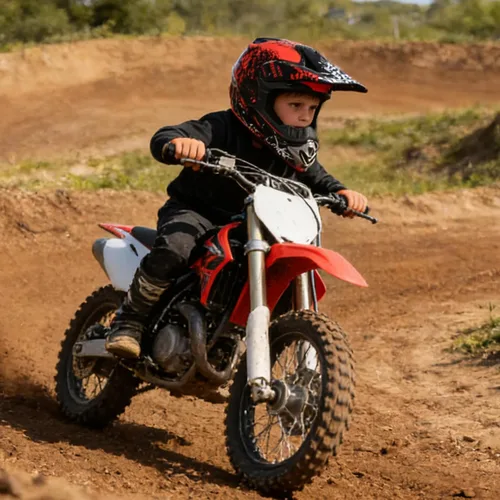 Miniatura 3 de Cascos de Dirt Bike para Jóvenes de Moda para Niños, Motocross, Motocicleta, BMX, ATV, Todoterreno, Cuatro Ruedas, Cascos Integrales para Bicicleta