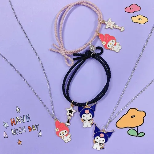 Miniatura 4 de Smarow Juego de llaveros y collar con bolsa para parejas, amistad, mejor amigo, regalo para mejores amigos