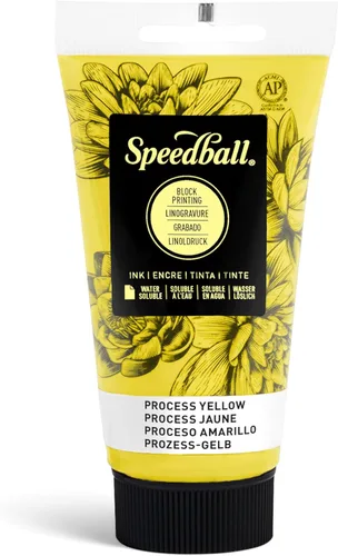 Miniatura 10 de Speedball Tinta de impresión en bloque soluble en agua 3815 – Color intenso con acabado satinado AP no tóxico 8 onzas líquidas, peltre