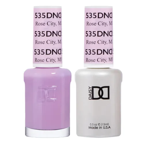 Miniatura 36 de DND - Juego de esmaltes de gel, colección rosa, esmalte de gel UV/LED y esmalte de uñas secado al aire, dúo de esmalte a juego sin astillas, 0.5