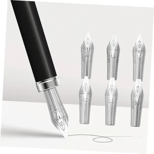 Miniatura 9 de Plumas de repuesto para pluma estilográfica, 8 unidades, puntas de repuesto para pluma estilográfica, punta fina, pluma estilográfica, repuesto