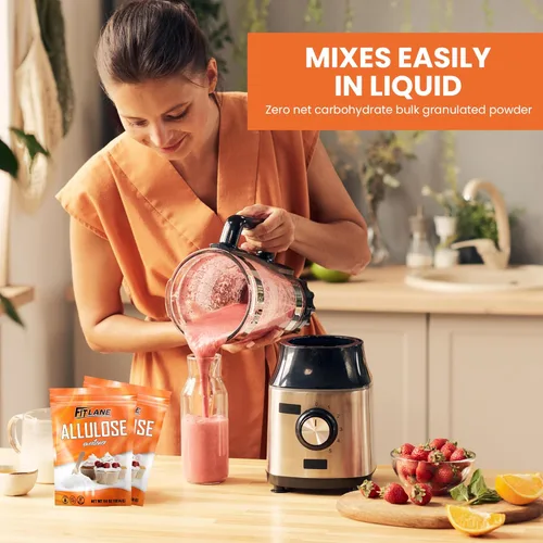 Miniatura 4 de Edulcorante de alulosa de 4 libras – Sustituto natural de azúcar cetogénico puro bajo en calorías, cero carbohidratos netos, sin regusto, perfecto