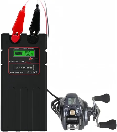 Batería de litio de 14000mAh 14.8V, adecuada para barcos de pesca oceánica y carretes eléctricos, para carretes eléctricos Daiwa Shimano (14000 mAh)