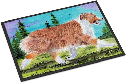 Miniatura 297 de Caroline's Treasures SS8220MAT - Felpudo afgano de 18 x 27 pulgadas, para interiores y exteriores, para entrada, antideslizante, lavable, de pelo