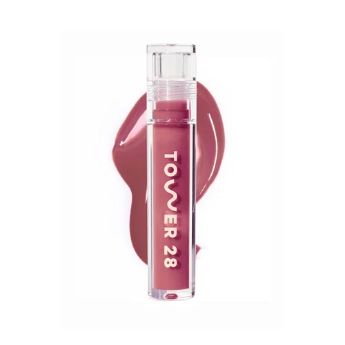 Miniatura 18 de Tower 28 ShineOn Jalea de Labios Lechosa, ALMOND, No Pegajosa, Brillo Labial Vegano Hidratante en Chocolate Lechoso, Aceite de Semilla