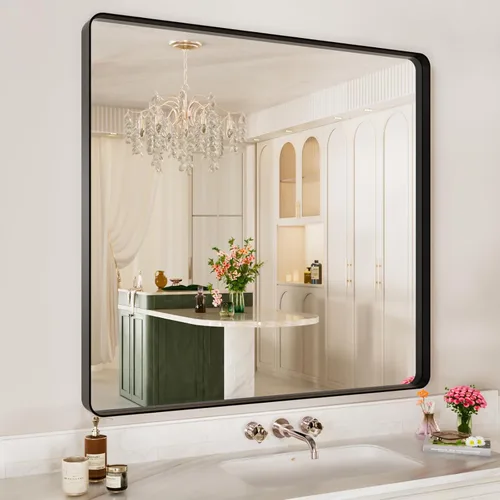 Miniatura 41 de Espejo de baño LED de 72 x 36 pulgadas, retroiluminado y frontal iluminado, espejo de tocador grande iluminado con luces, antiniebla, regulable