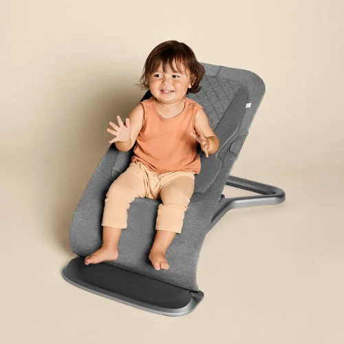 Miniatura 9 de Ergobaby Evolve Hamaca 3 en 1, Asiento Hamaca para Bebé Ajustable de Múltiples Posiciones, Se Adapta de Recién Nacido a Niño Pequeño, Carbón