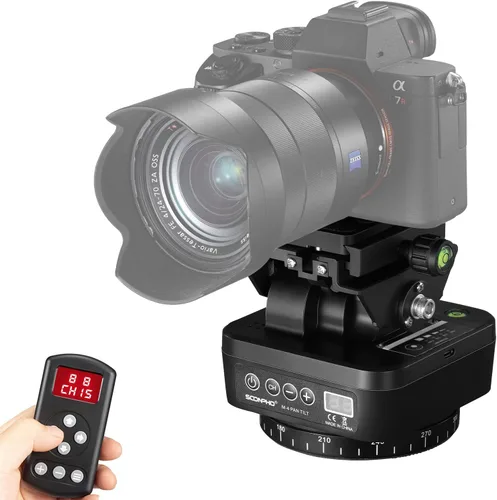 Miniatura 10 de Soonpho M6 Cabezal de Trípode Panorámico Giratorio Motorizado con Seguimiento Automático de Rostro, Cabezal de Inclinación Panorámica