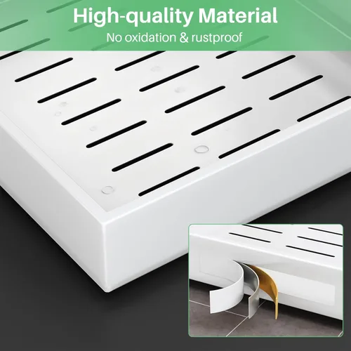Miniatura 8 de Organizador de Gabinete Extraíble, 21" de Profundidad, 20" de Ancho, Cajones Deslizables de Extensión Completa y Servicio Pesado Fijados con Blanco