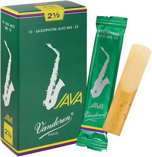 Miniatura 8 de Vandoren JAVA lengüetas para saxofón alto, resistencia 2, caja de 10