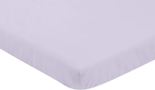 Miniatura 10 de Sweet Jojo Designs Sábanas ajustables para cuna de bebé (morado sólido) para niñas, guardería infantil, habitación de niños pequeños - Tamaño Gris